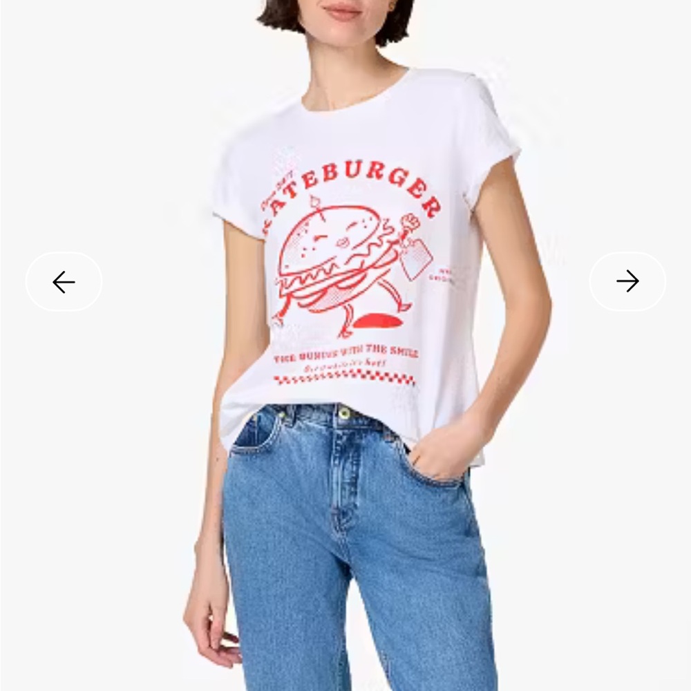 Kate Spade Burger Shirt NWT